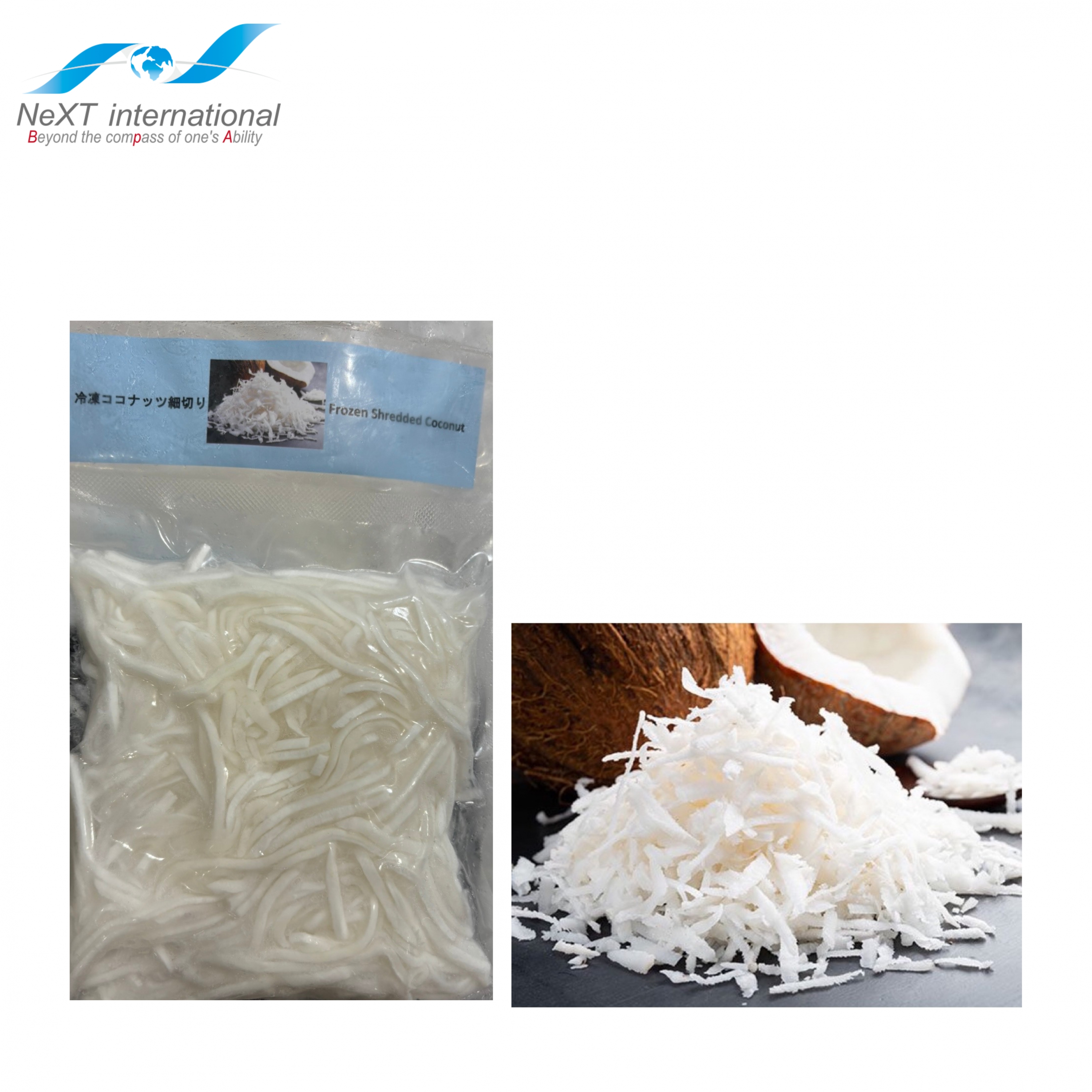 冷凍ココナッツ細切り・DỪA SỢI ĐÔNG LẠNH