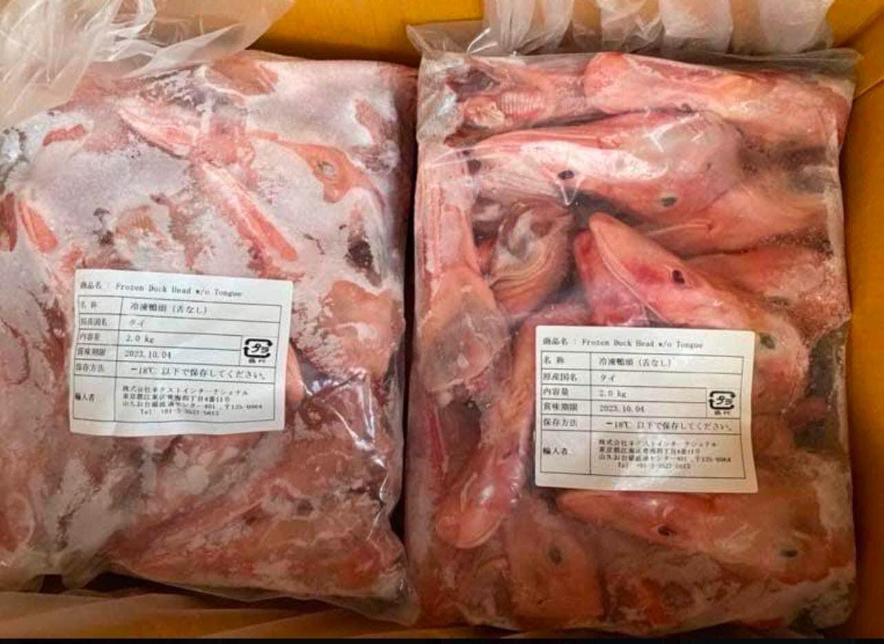 冷凍アヒルの頭・DAU VIT・鸭头