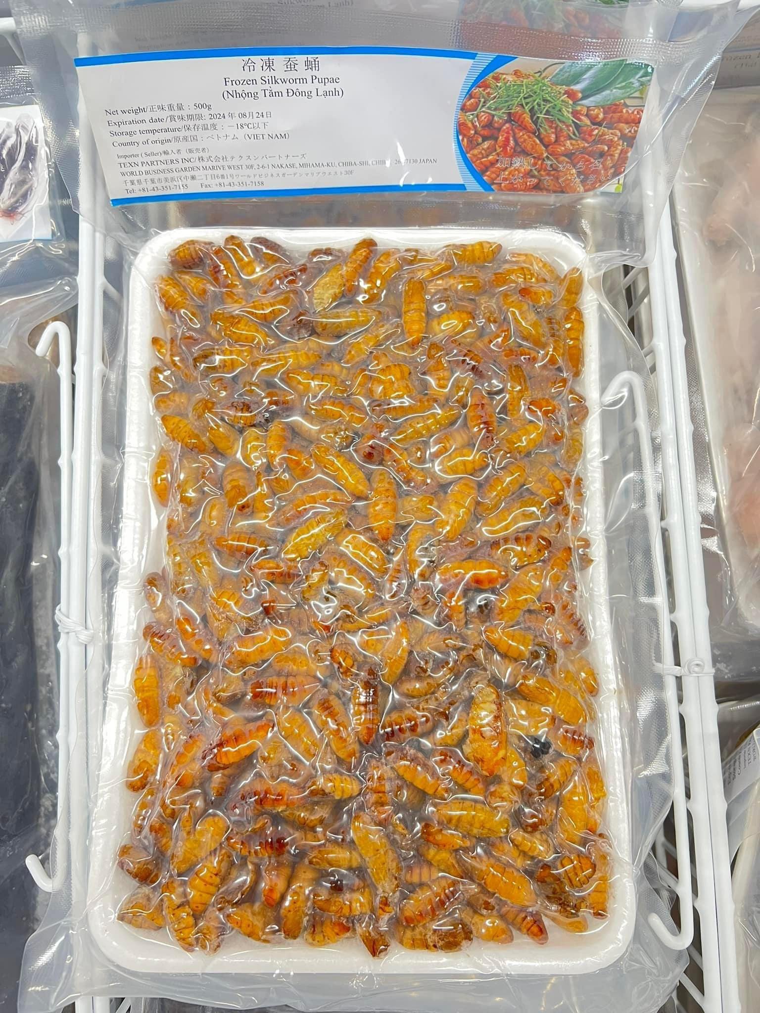 冷凍サナギ ・NHONG TAM・蚕蛹