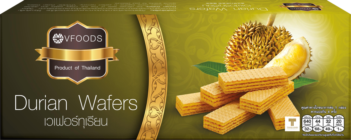 PREMIUM DURIAN WAFERS・MIX プレミアムドリアンスチンウイハース・BÁNH XỐP VỊ SẦU RIÊNG