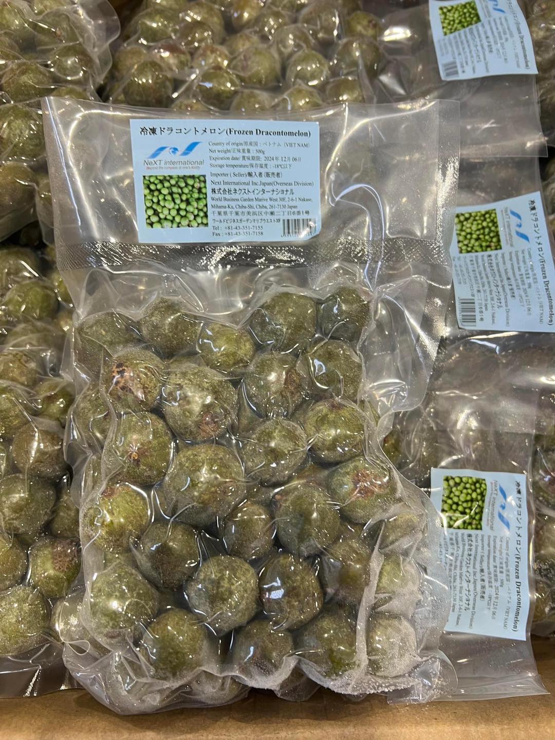 冷凍ドラコントメロン・QUẢ SẤU・冷冻火龙瓜