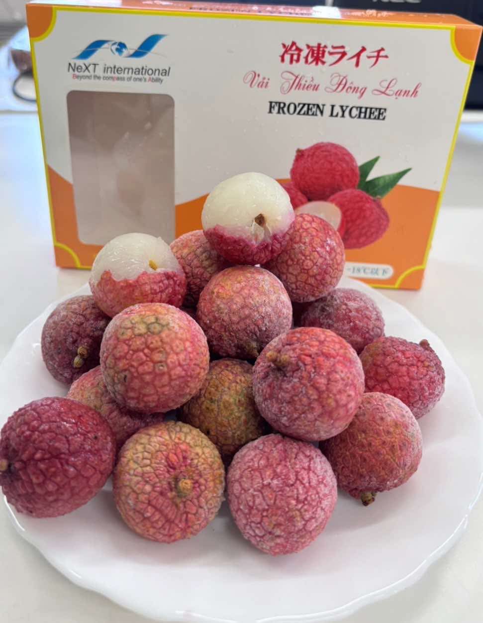 冷凍ライチ・VẢI THIỀU ĐÔNG LẠNH・冷冻荔枝